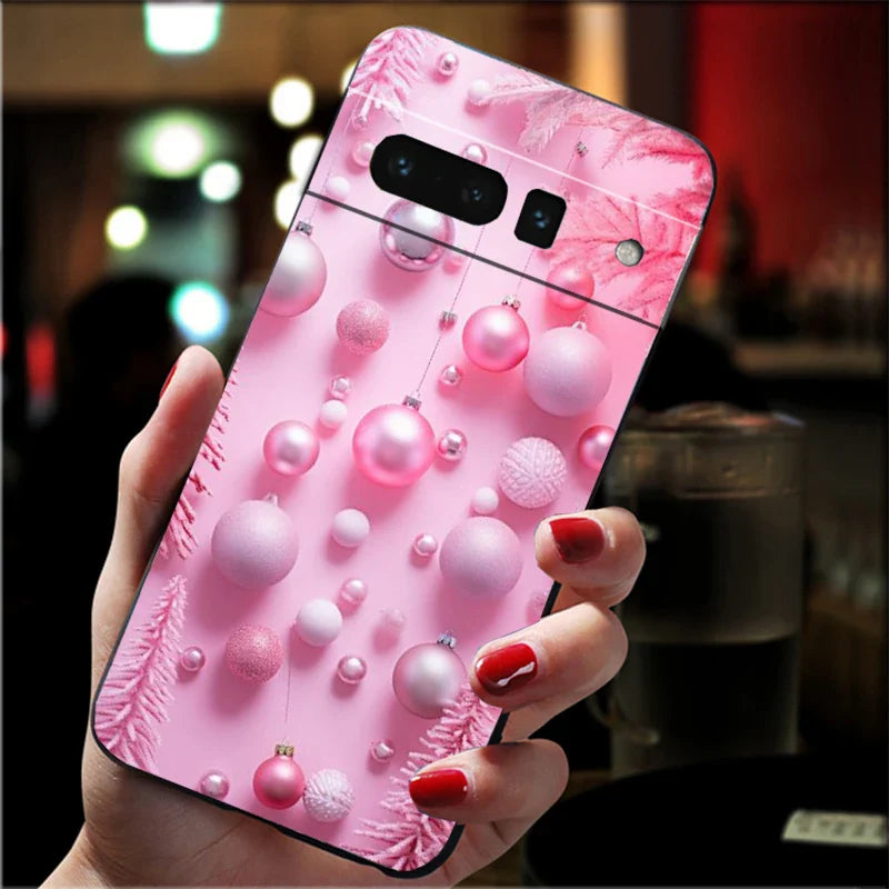 Phone Case For Google Pixel 10 9 Pro XL 9A 8 7 6 Pro Pixel 8A 7A 6A Pixel 8 7 6 5 Winter Christmas Case