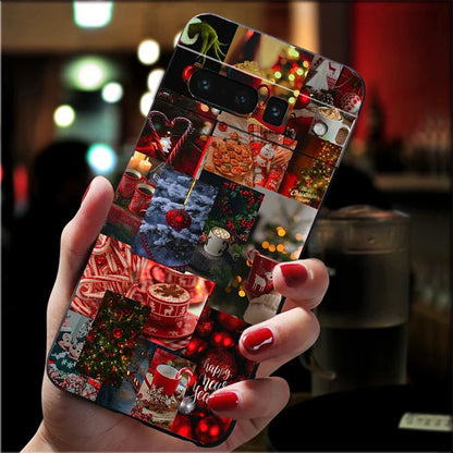 Phone Case For Google Pixel 10 9 Pro XL 9A 8 7 6 Pro Pixel 8A 7A 6A Pixel 8 7 6 5 Winter Christmas Case